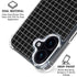 Black Grid iPhone 16 MagSafe Case