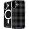 Black Grid iPhone 16 Plus MagSafe Case