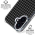 Black Grid iPhone 16 Plus MagSafe Case