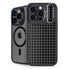 Black Grid iPhone 16 Pro Kickstand Case