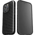 Black Grid iPhone 16 Pro Max Impact Case