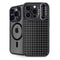 Black Grid iPhone 16 Pro Max Kickstand Case