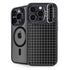 Black Grid iPhone 16 Pro Max Kickstand Case