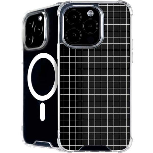 Black Grid iPhone 16 Pro Max MagSafe Case