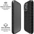 Black Grid iPhone 16 Pro Max Magsafe Impact Case