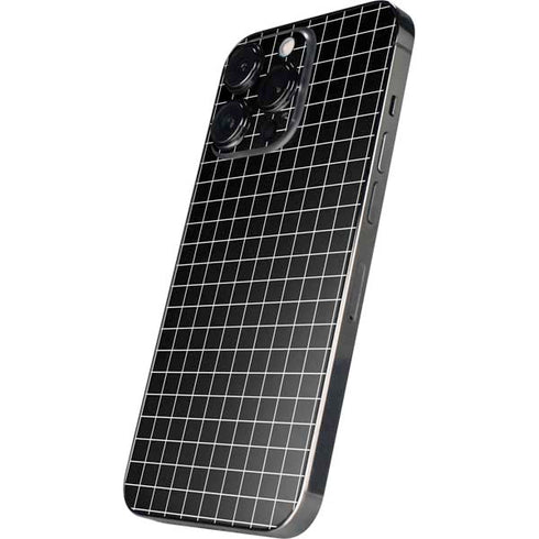 Black Grid iPhone 16 Pro Skin