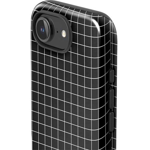 Black Grid iPhone 16e Impact Case