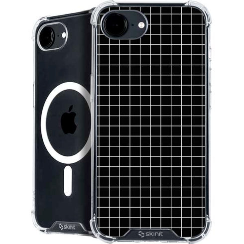Black Grid iPhone 16e MagSafe Case