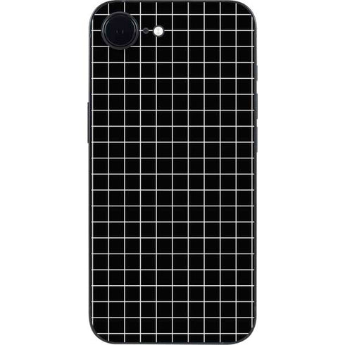 Black Grid iPhone 16e Skin