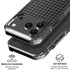 Black Grid iPhone 18 Pro Clear Case