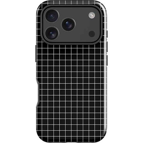 Black Grid iPhone 18 Pro Impact Case