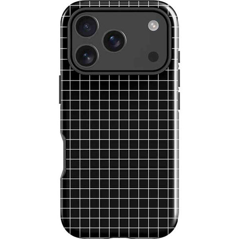 Black Grid iPhone 18 Pro Max Impact Case