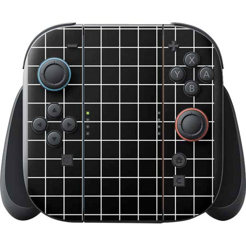 Black Grid Nintendo Switch 2 (2025) with Joy-Con Skin