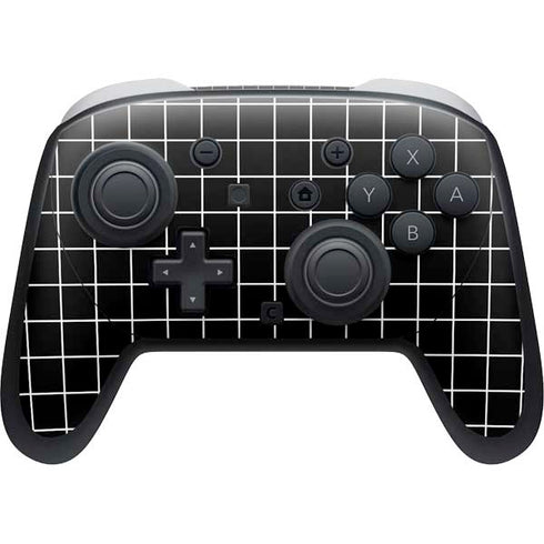 Black Grid Nintendo Skins