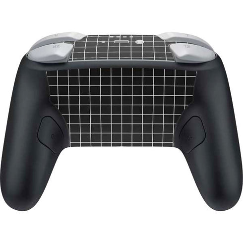 Black Grid Nintendo Switch 2 (2025) Pro Controller Skin
