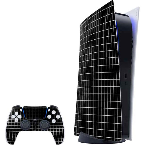 Black Grid PlayStation PS5 Skins
