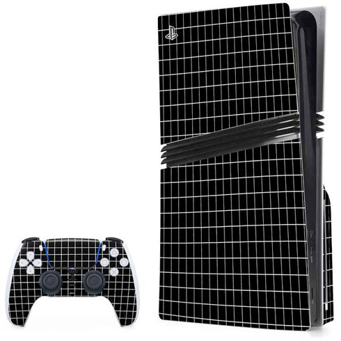 Black Grid PlayStation PS5 Skins