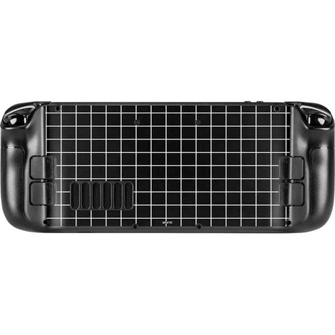 Black Grid Steam Deck Handheld Gaming Computer Skin