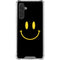 Black Happy Face Galaxy A17 Clear Case