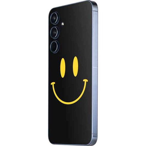 Black Happy Face Galaxy A35 5G Skin