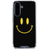Black Happy Face Galaxy A36 5G Clear Case