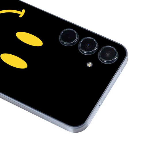 Black Happy Face Galaxy A36 5G Skin