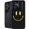 Black Happy Face Galaxy S25 Kickstand Case