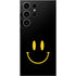Black Happy Face Galaxy S25 Ultra Skin