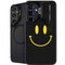 Black Happy Face Galaxy S25 FE Kickstand Case