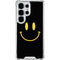Black Happy Face Galaxy S25 Ultra Clear Case