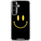 Black Happy Face Galaxy S26 Clear Case