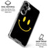 Black Happy Face Galaxy S26 Clear Case