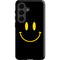 Black Happy Face Galaxy S26 Impact Case