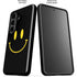 Black Happy Face Galaxy S26 Impact Case