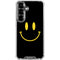 Black Happy Face Galaxy S26 Plus Clear Case