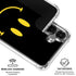 Black Happy Face Galaxy S26 Plus Clear Case