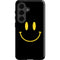 Black Happy Face Galaxy S26 Plus Impact Case