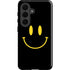 Black Happy Face Galaxy S26 Plus Impact Case