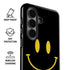 Black Happy Face Galaxy S26 Plus Impact Case