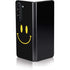 Black Happy Face Galaxy Z Fold5 5G Skin
