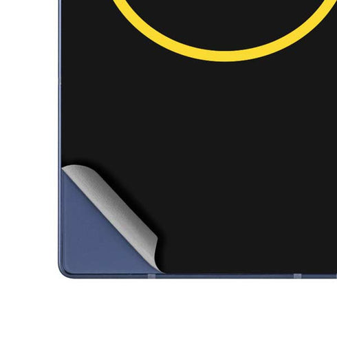 Black Happy Face Galaxy Z Fold6 Skin