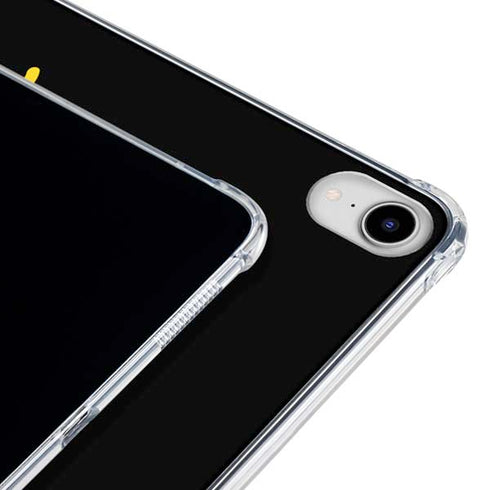 Black Happy Face iPad 11th Gen (2025) Clear Case