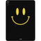 Black Happy Face Apple iPad Air Skin