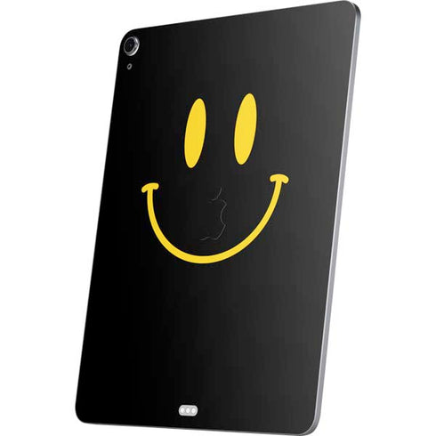 Black Happy Face Apple iPad Air Skin