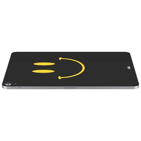 Black Happy Face Apple iPad Air Skin