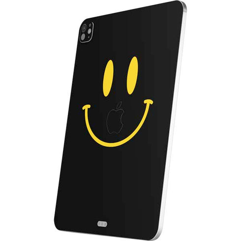 Black Happy Face iPad Pro 13in M4 (2024) Skin