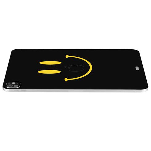 Black Happy Face iPad Pro 13in M4 (2024) Skin