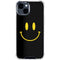 Black Happy Face iPhone 15 Clear Case