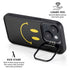 Black Happy Face iPhone 15 Kickstand Case