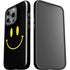 Black Happy Face iPhone 15 Pro Impact Case